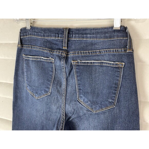 Judy Blue Women 31 Jeans High Rise Skinny Stretch Dark Wash Ankle Distressed - Picture 11 of 11